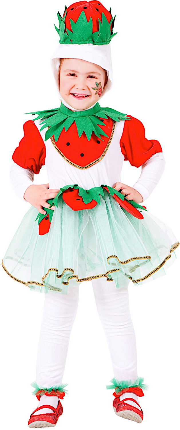 Costume carnevale - FRAGOLINA  